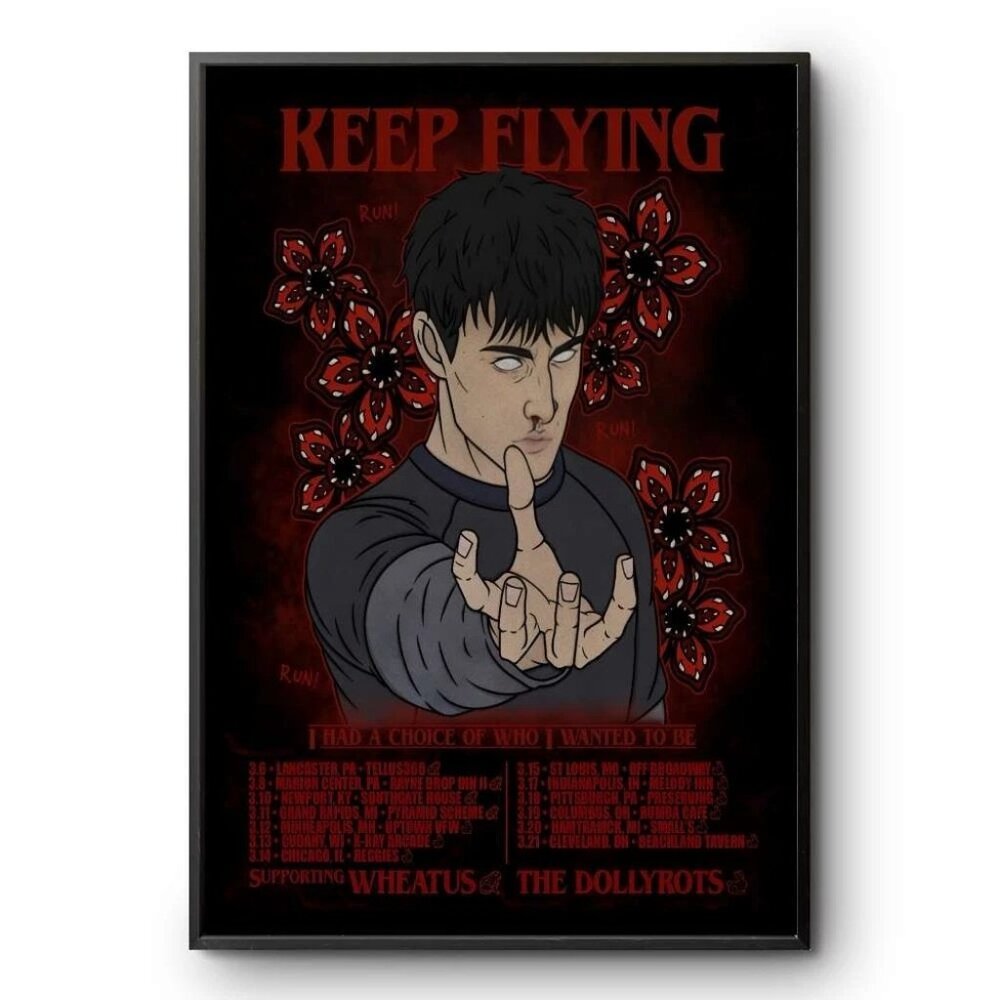 Keep Flying Tour Concert Poster Wheatus Dollyrots Music Print 165